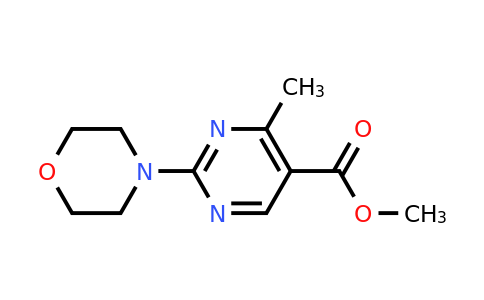 924855-26-5 | Methyl 4-methyl-2-morpholinopyrimidine-5-carboxylate