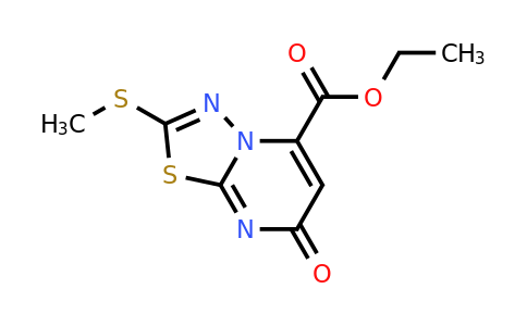 924858-71-9 | Ethyl 2-(methylthio)-7-oxo-7H-[1,3,4]thiadiazolo[3,2-a]pyrimidine-5-carboxylate