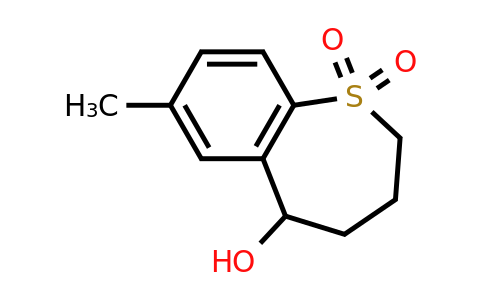 924859-45-0 | 5-Hydroxy-7-methyl-2,3,4,5-tetrahydrobenzo[b]thiepine 1,1-dioxide
