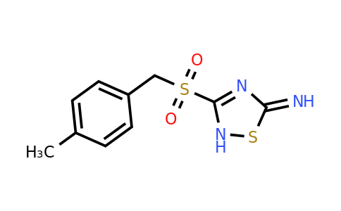 924860-67-3 | 3-((4-Methylbenzyl)sulfonyl)-1,2,4-thiadiazol-5(2h)-imine