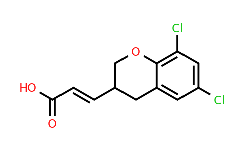 924861-56-3 | 3-(6,8-Dichlorochroman-3-yl)acrylic acid