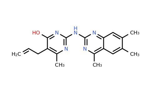 924874-35-1 | 5-Allyl-6-methyl-2-((4,6,7-trimethylquinazolin-2-yl)amino)pyrimidin-4-ol