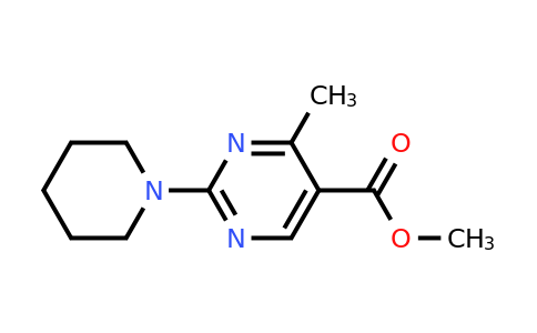 924874-50-0 | Methyl 4-methyl-2-(piperidin-1-yl)pyrimidine-5-carboxylate
