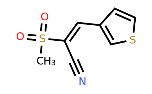 925407-05-2 | 2-(Methylsulfonyl)-3-(thiophen-3-yl)acrylonitrile