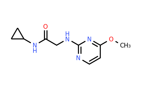 925550-69-2 | n-Cyclopropyl-2-((4-methoxypyrimidin-2-yl)amino)acetamide