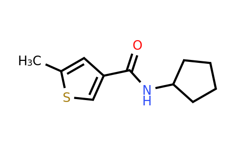 925588-59-6 | N-cyclopentyl-5-methylthiophene-3-carboxamide