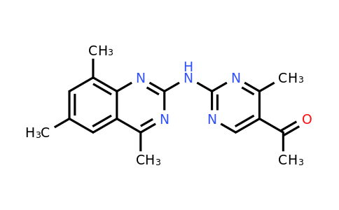 925645-95-0 | 1-(4-Methyl-2-((4,6,8-trimethylquinazolin-2-yl)amino)pyrimidin-5-yl)ethan-1-one