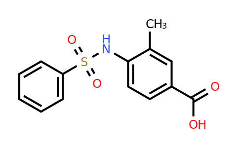 926198-86-9 | 3-Methyl-4-(phenylsulfonamido)benzoic acid