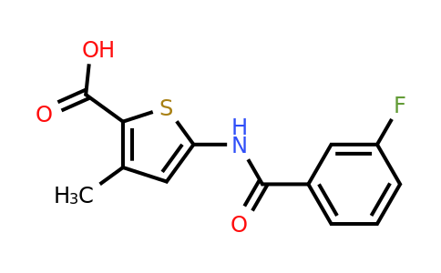 926208-28-8 | 5-(3-Fluorobenzamido)-3-methylthiophene-2-carboxylic acid