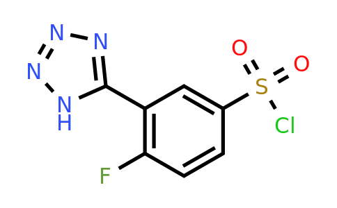 926222-53-9 | 4-Fluoro-3-(1H-tetrazol-5-yl)benzenesulfonyl chloride