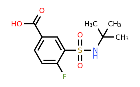 926245-18-3 | 3-(Tert-butylsulfamoyl)-4-fluorobenzoic acid
