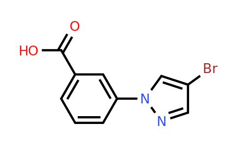 3-(4-Bromopyrazol-1-yl)benzoic acid