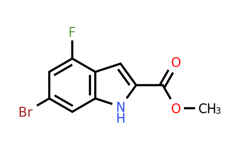 926249-89-0 | Methyl 6-bromo-4-fluoro-1h-indole-2-carboxylate