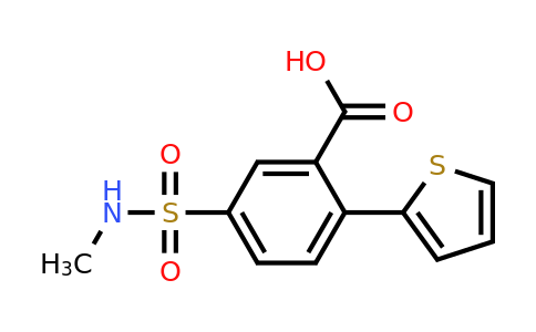 926254-94-6 | 5-(Methylsulfamoyl)-2-(thiophen-2-yl)benzoic acid