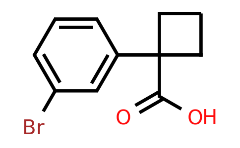 1-(3-Bromophenyl)cyclobutane-1-carboxylic acid