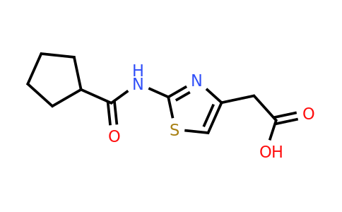 926263-87-8 | 2-(2-(Cyclopentanecarboxamido)thiazol-4-yl)acetic acid