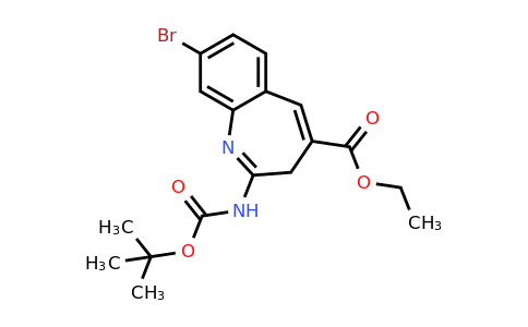 926927-57-3 | Ethyl 8-bromo-2-((tert-butoxycarbonyl)amino)-3H-benzo[b]azepine-4-carboxylate
