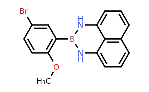 927384-45-0 | 2-(5-Bromo-2-methoxyphenyl)-2,3-dihydro-1H-naphtho[1,8-de][1,3,2]diazaborinine