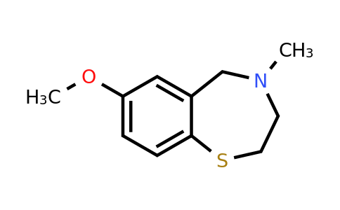 927871-76-9 | 2,3,4,5-Tetrahydro-7-methoxy-4-methyl-1,4-benzothiazepine