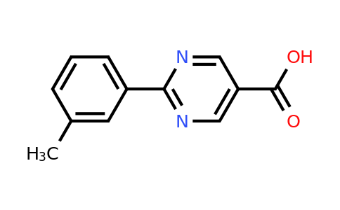 928713-04-6 | 2-(M-tolyl)pyrimidine-5-carboxylic acid