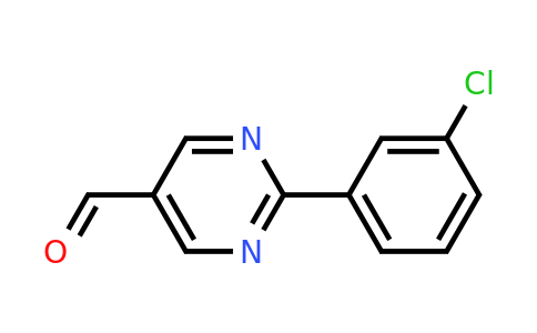 928713-22-8 | 2-(3-Chlorophenyl)pyrimidine-5-carbaldehyde
