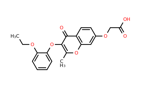 929339-45-7 | 2-((3-(2-Ethoxyphenoxy)-2-methyl-4-oxo-4h-chromen-7-yl)oxy)acetic acid