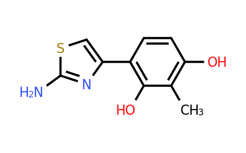 929339-92-4 | 4-(2-Amino-1,3-thiazol-4-yl)-2-methylbenzene-1,3-diol