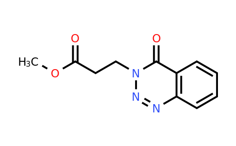 929830-90-0 | Methyl 3-(4-oxobenzo[d][1,2,3]triazin-3(4H)-yl)propanoate