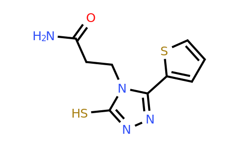 929972-33-8 | 3-[3-sulfanyl-5-(thiophen-2-yl)-4h-1,2,4-triazol-4-yl]propanamide