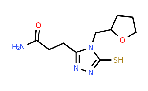3-[4-(oxolan-2-ylmethyl)-5-sulfanyl-4h-1,2,4-triazol-3-yl]propanamide
