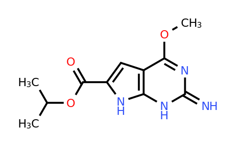 929973-11-5 | Isopropyl 2-imino-4-methoxy-2,7-dihydro-1h-pyrrolo[2,3-d]pyrimidine-6-carboxylate