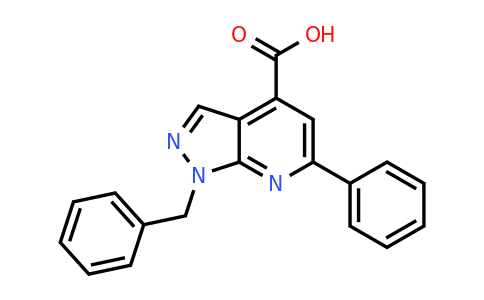 929974-33-4 | 1-Benzyl-6-phenyl-1h-pyrazolo[3,4-b]pyridine-4-carboxylic acid