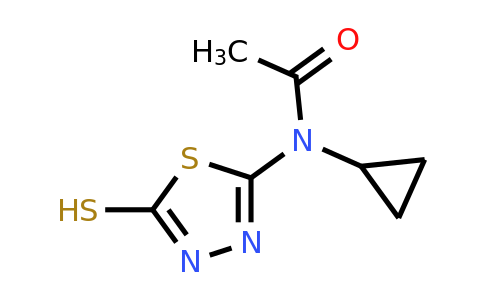 929975-23-5 | n-Cyclopropyl-n-(5-sulfanyl-1,3,4-thiadiazol-2-yl)acetamide