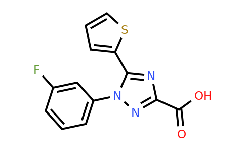 929975-46-2 | 1-(3-Fluorophenyl)-5-(thiophen-2-yl)-1h-1,2,4-triazole-3-carboxylic acid