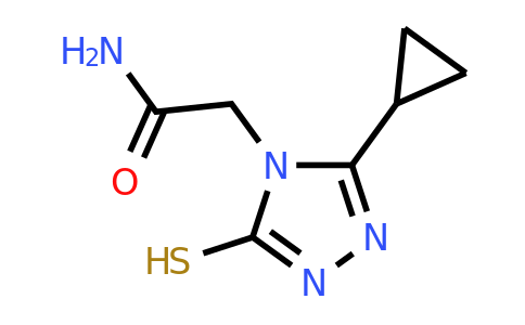 929975-67-7 | 2-(3-Cyclopropyl-5-sulfanyl-4h-1,2,4-triazol-4-yl)acetamide