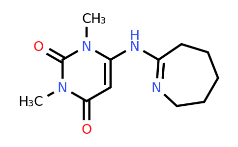 929975-78-0 | 1,3-Dimethyl-6-[(3,4,5,6-tetrahydro-2h-azepin-7-yl)amino]-1,2,3,4-tetrahydropyrimidine-2,4-dione