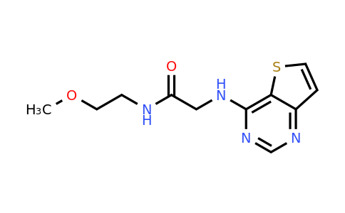 929985-02-4 | n-(2-Methoxyethyl)-2-(thieno[3,2-d]pyrimidin-4-ylamino)acetamide