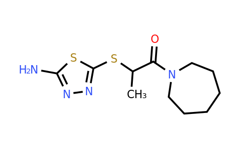 929997-50-2 | 2-((5-Amino-1,3,4-thiadiazol-2-yl)thio)-1-(azepan-1-yl)propan-1-one