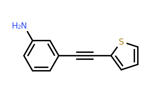 930395-89-4 | 3-[2-(thiophen-2-yl)ethynyl]aniline