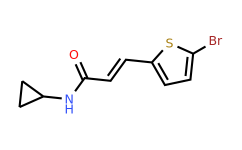 930460-84-7 | 3-(5-Bromothiophen-2-yl)-N-cyclopropylacrylamide