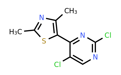 930580-28-2 | 2,5-Dichloro-4-(dimethyl-1,3-thiazol-5-yl)pyrimidine