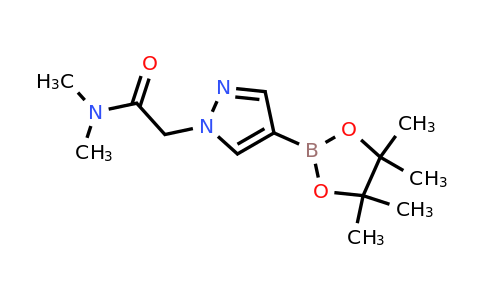 930596-20-6 | N,N-Dimethyl-2-[4-(tetramethyl-1,3,2-dioxaborolan-2-yl)-1H-pyrazol-1-yl]acetamide