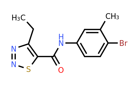 930710-37-5 | n-(4-Bromo-3-methylphenyl)-4-ethyl-1,2,3-thiadiazole-5-carboxamide