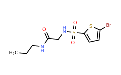 930989-87-0 | 2-((5-Bromothiophene)-2-sulfonamido)-N-propylacetamide