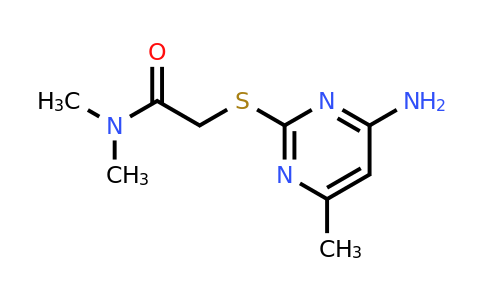 931087-40-0 | 2-((4-Amino-6-methylpyrimidin-2-yl)thio)-N,N-dimethylacetamide