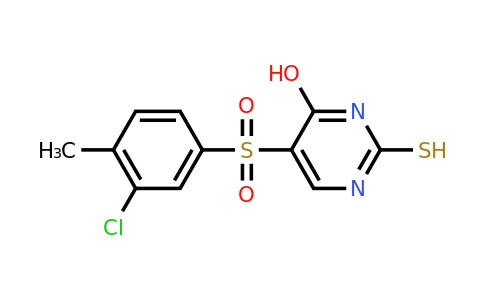 931314-26-0 | 5-((3-Chloro-4-methylphenyl)sulfonyl)-2-mercaptopyrimidin-4-ol