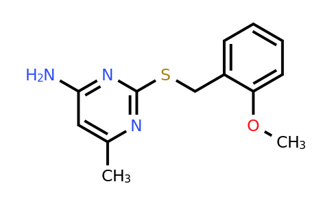 931649-96-6 | 2-((2-Methoxybenzyl)thio)-6-methylpyrimidin-4-amine