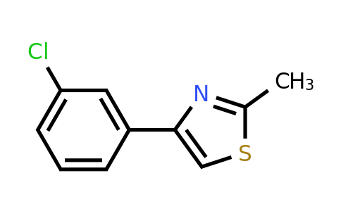 931929-86-1 | 4-(3-Chlorophenyl)-2-methylthiazole