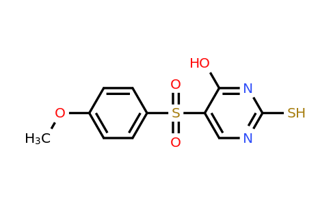 931965-85-4 | 2-Mercapto-5-((4-methoxyphenyl)sulfonyl)pyrimidin-4-ol