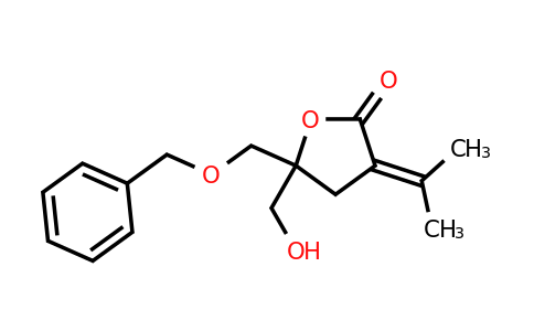 932711-33-6 | 5-((Benzyloxy)methyl)-5-(hydroxymethyl)-3-(propan-2-ylidene)dihydrofuran-2(3H)-one